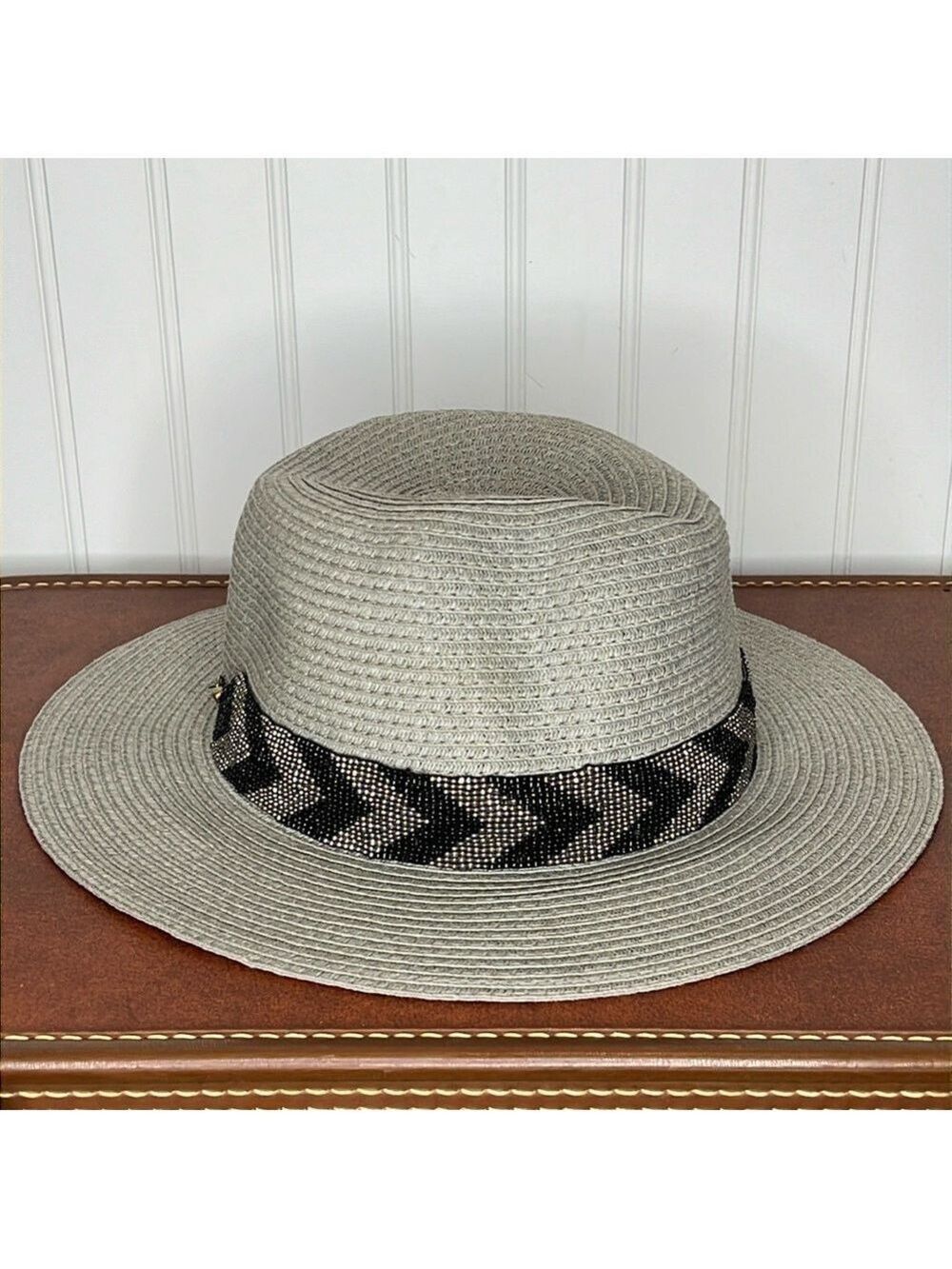 Olive & Pique Grey Paper Sun Hat